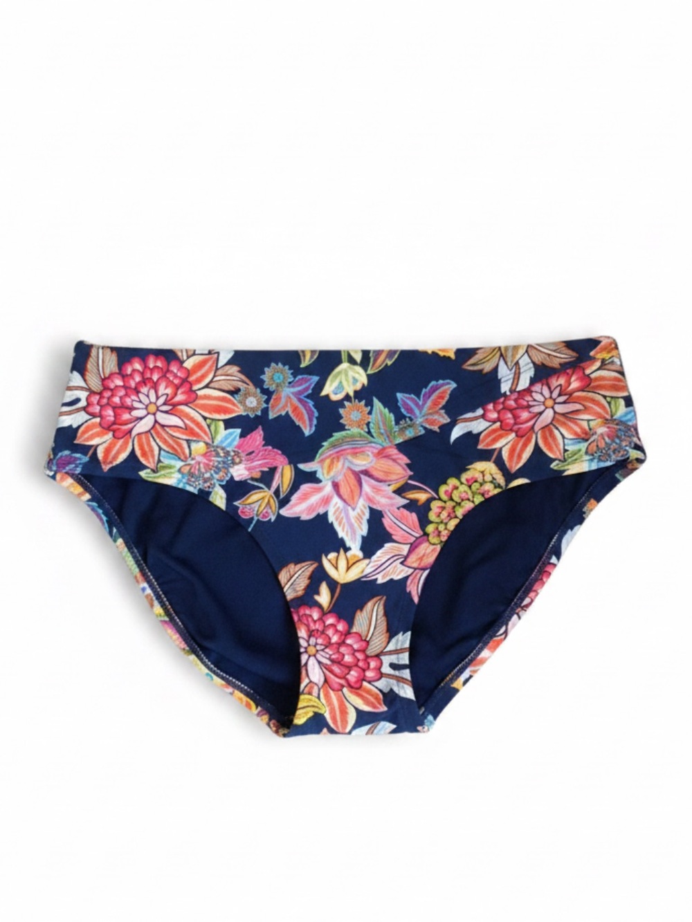 Blue Rod Beattie Floral Bikini Bottoms sz 8 NWT
